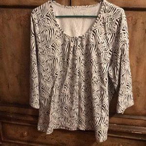 New without tags, Kim Rogers 1x top